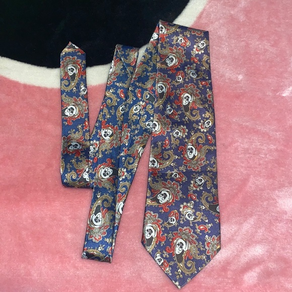 Vintage Disney Pasley Mickey Mouse Tie - Picture 2 of 3